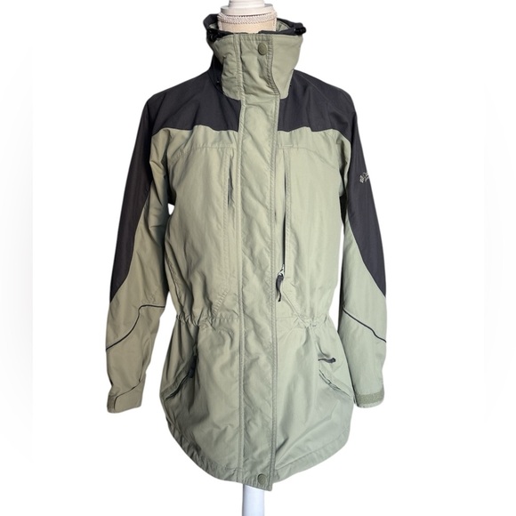 Columbia Women's Core Interchange Jacket in Green Size Medium EUC - Picture 1 of 7